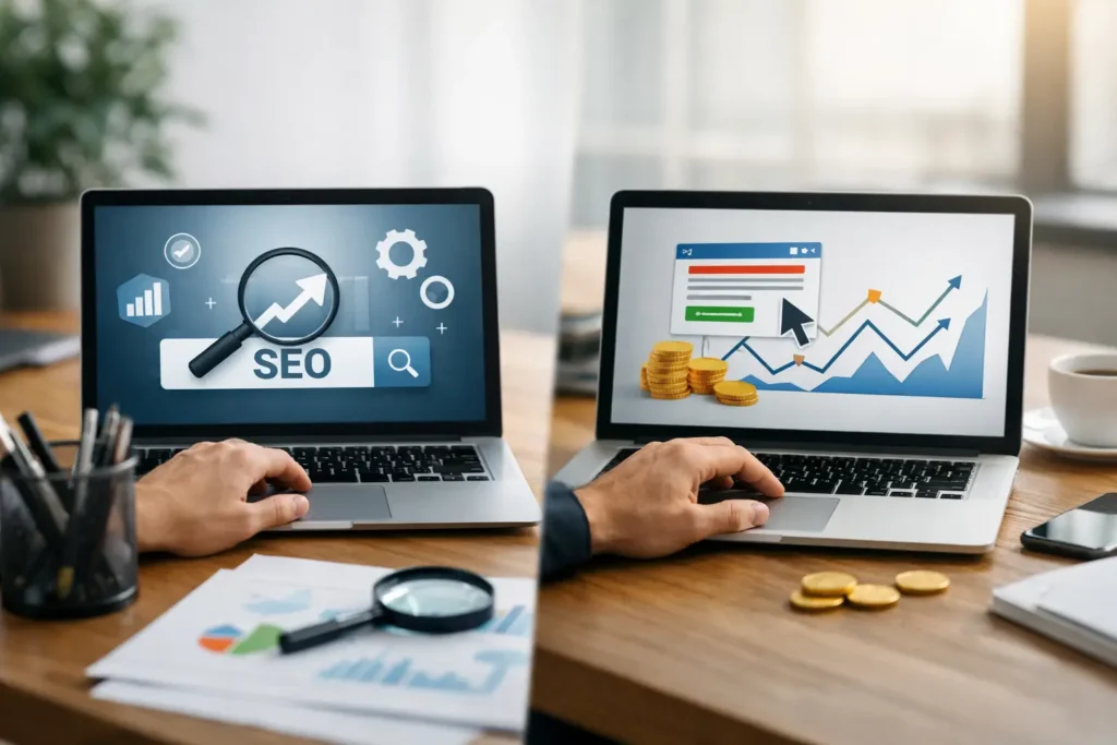 SEO eller Google Ads - vad lönar sig?