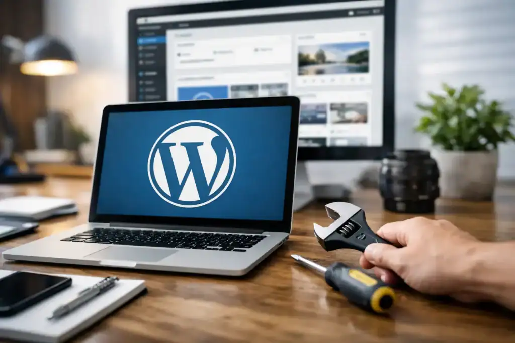 Underhåll av WordPress hemsida som fungerar