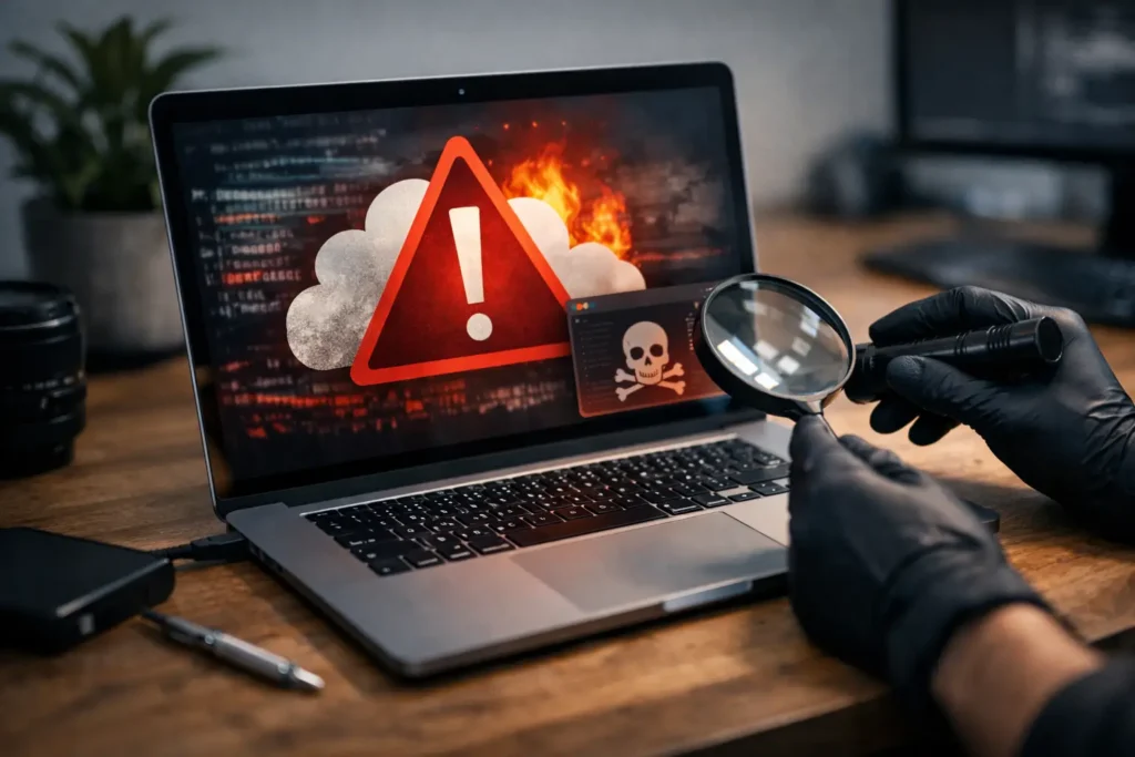 Falsk Cloudflare-varning på WordPress? Vi tar bort viruset